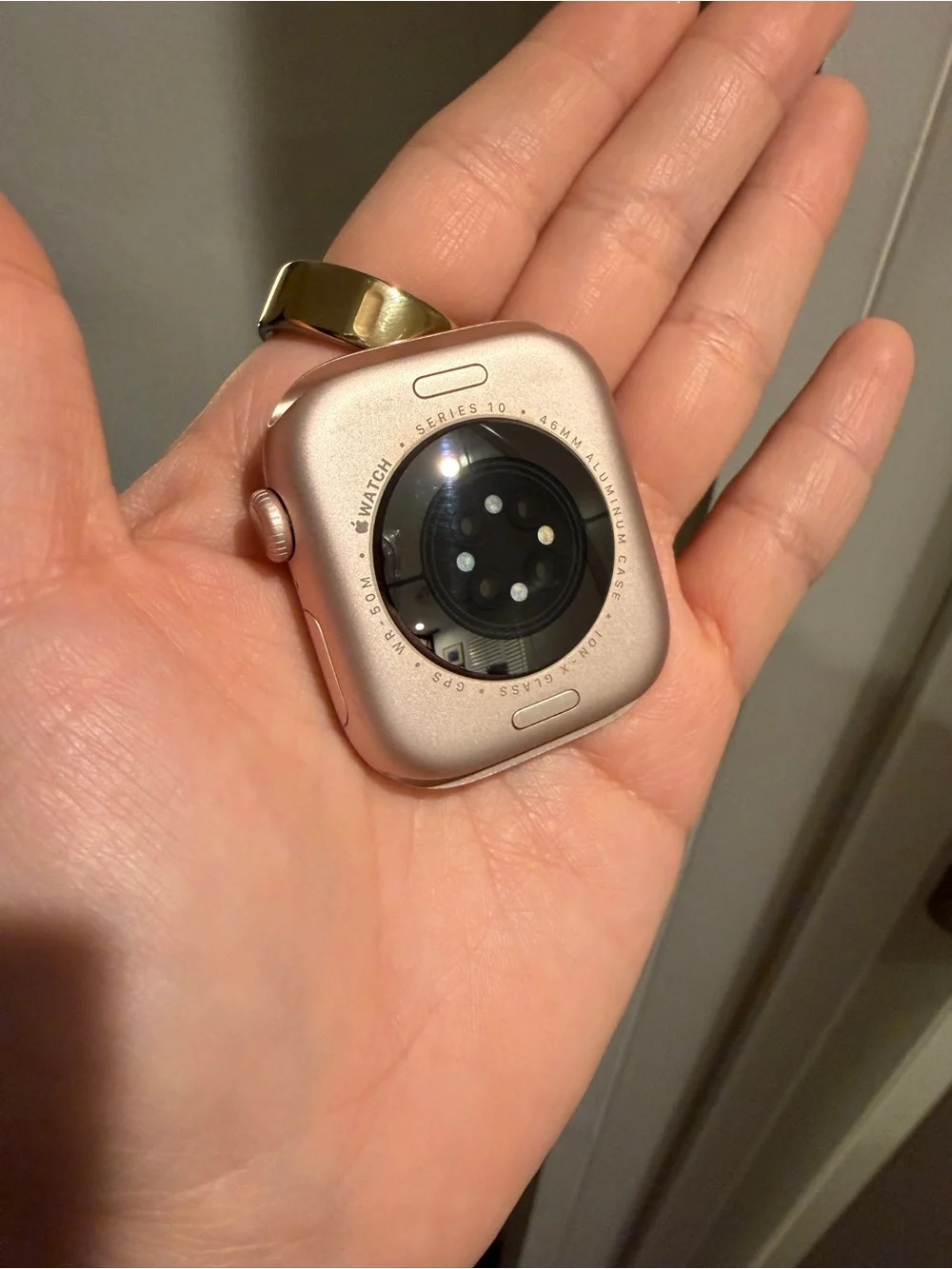 Apple Watch in Light Pink Aluminum Case - Fitness Smartwatch